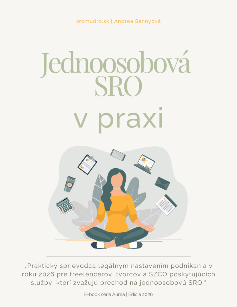 Sprievodca Jednoosobovou SRO v praxi